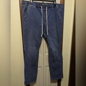 💙 Torrid Drawstring Waist Jean Pull-on Pull-up Jeggings Size 2R 2XL